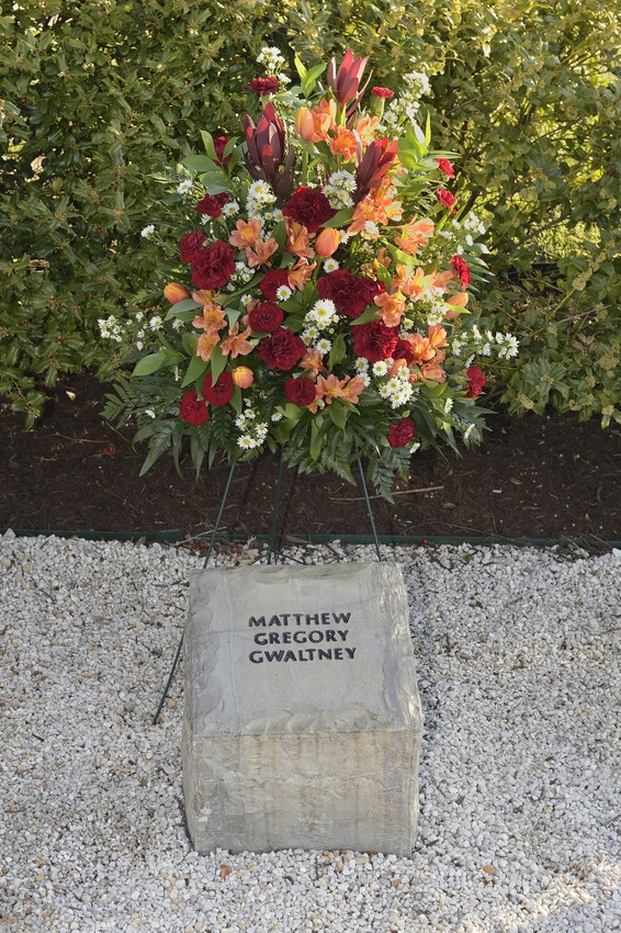 Matthew Gregory Gwaltney stone at April 16 Memorial